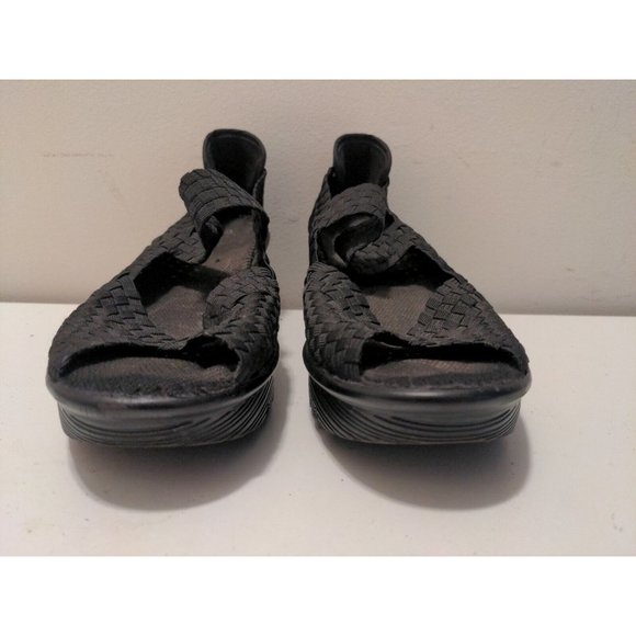 Bernie Mev Wedge Platform Sandal Black Halle Women’s Size 8.5/Size 39 - Picture 6 of 10